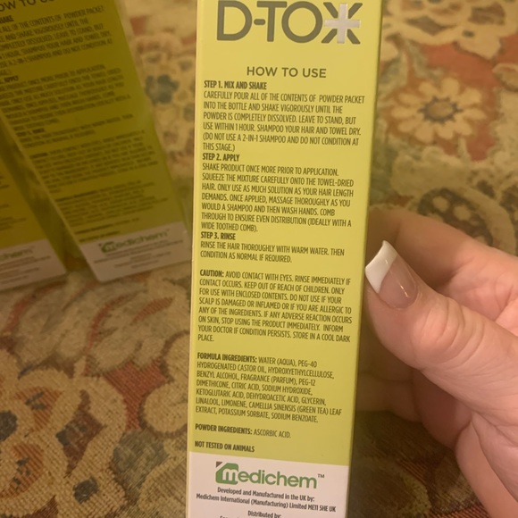5 for $25- 3 boxes of “Weekly Hair Detox” Colour by D-Tox - Picture 6 of 7